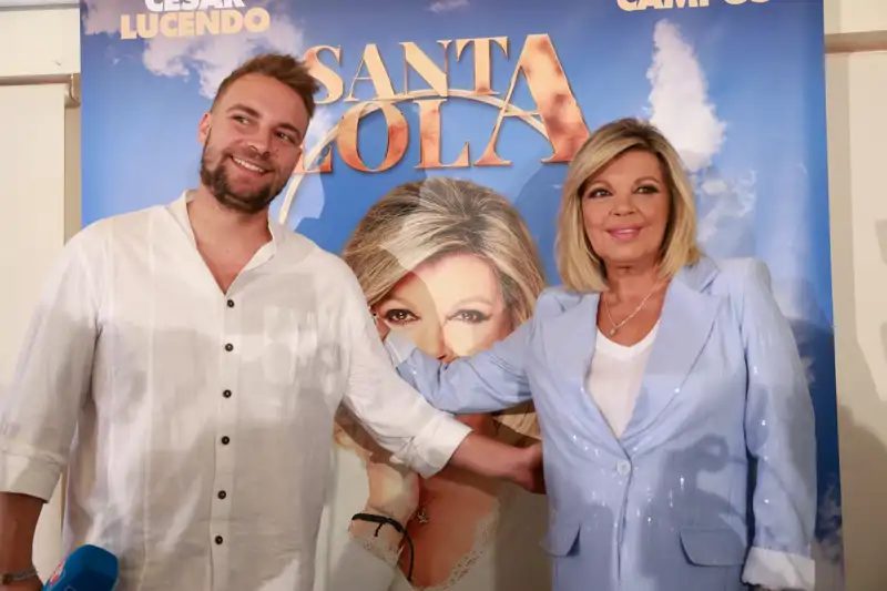 Terelu Campos con su sobrino, José María Almoguera