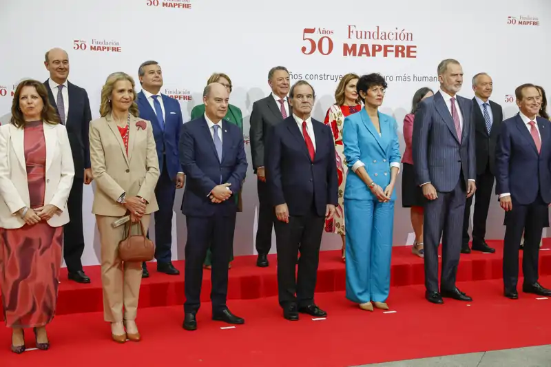 El Rey Felipe VI preside el acto central de los 50 años de la Fundación Mapfre.