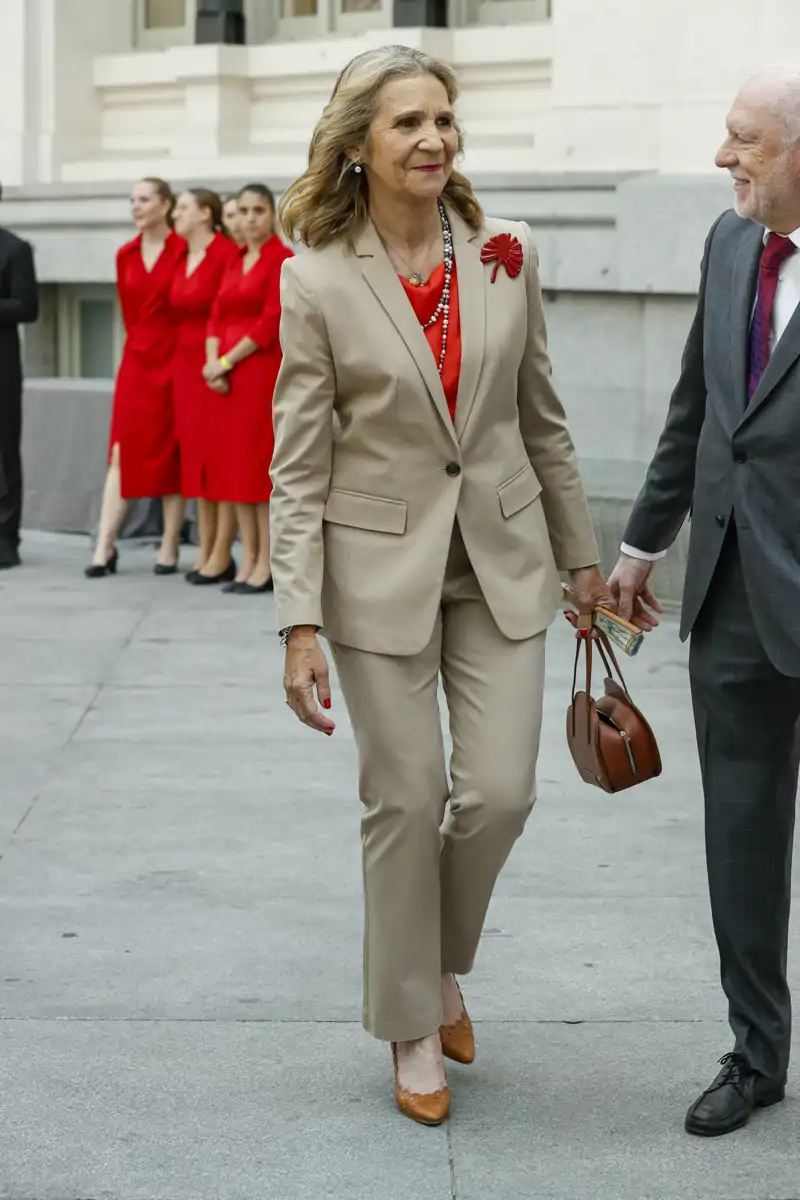 La infanta Elena, en un acto en Madrid. 