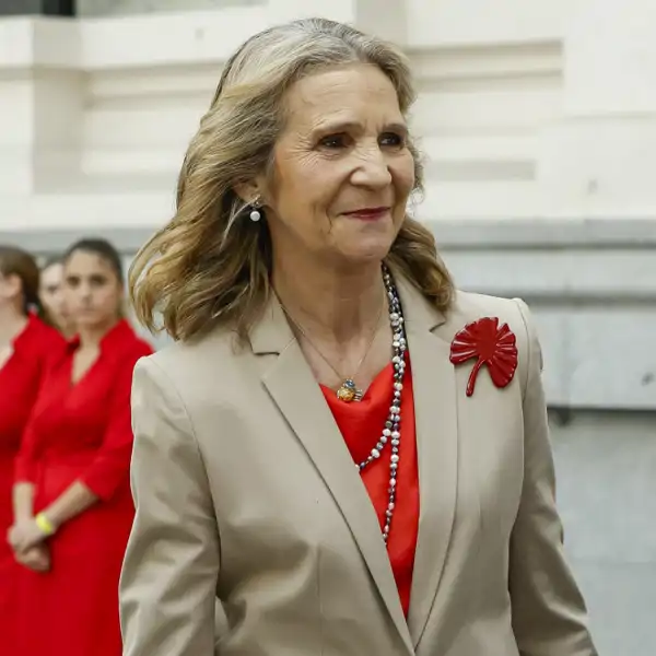 La infanta Elena, en un acto en Madrid. 