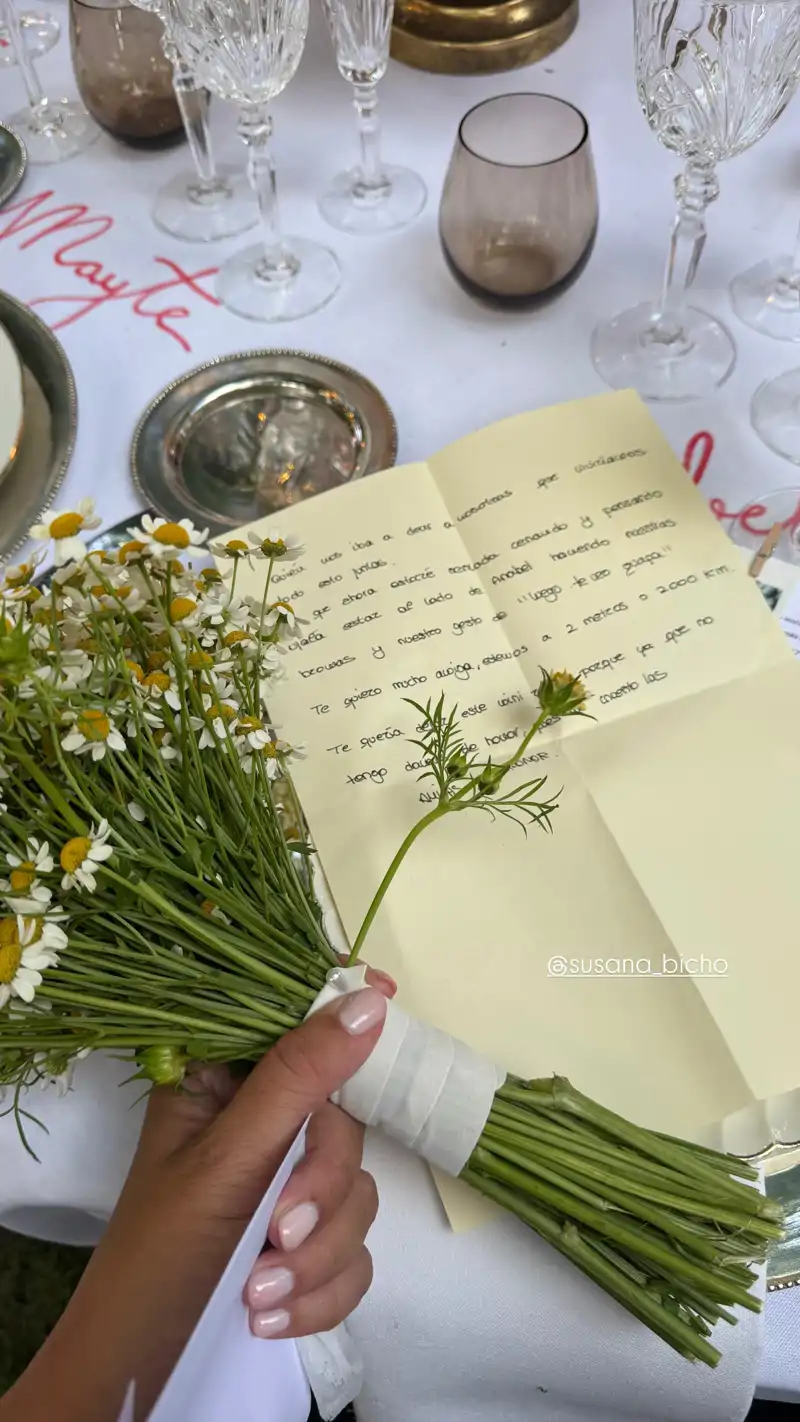 Anabel Pantoja en la boda de Susana Molina