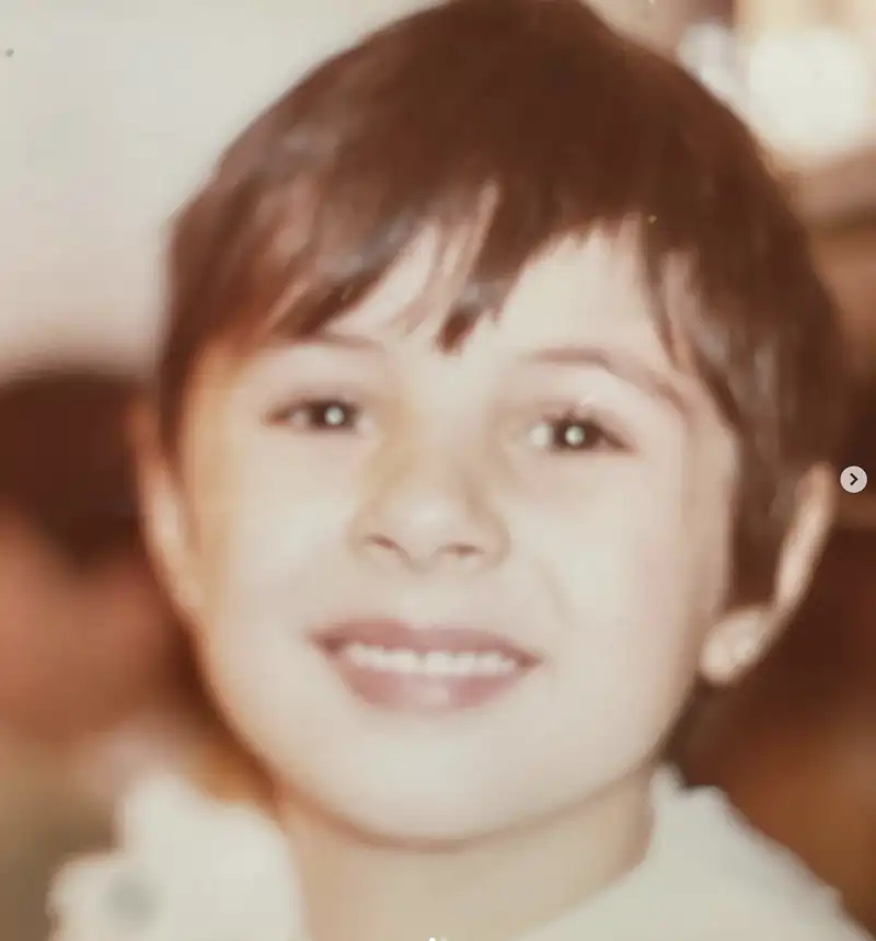 Miren Ibarguren, de niña