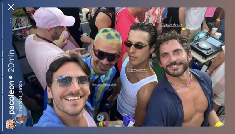 Paco León pasea con su nuevo amigo, Marcos Antón, tras romper con su mujer, Anna Rodríguez Costa