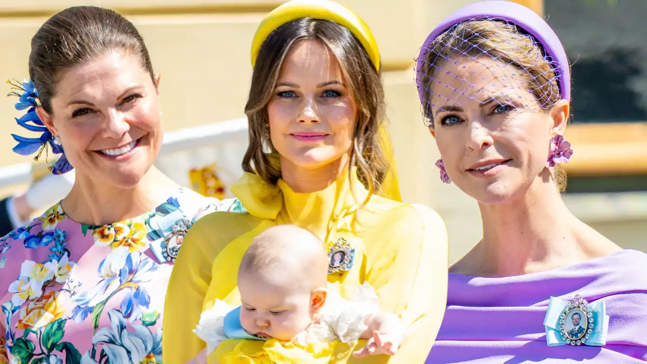 Carlos Felipe y Sofía de Suecia bautizan a su hija Ines: todos los looks de la reunión de la Familia Real sueca