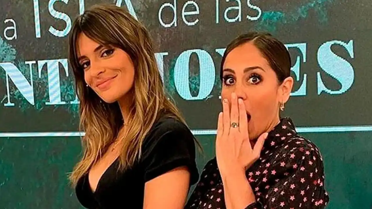 Susana Molina y Anabel Pantoja en el plató de 'La isla de las tentaciones'