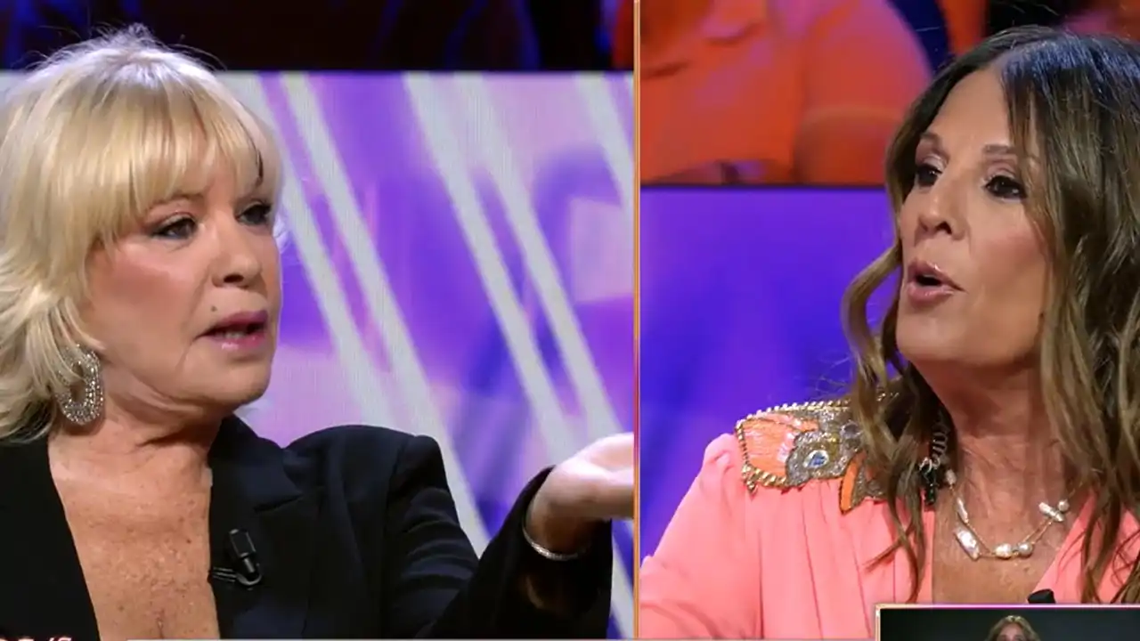 Terelu Campos, obligada a intervenir ante el tenso cara a cara de Bárbara Rey y Ángela Portero en pleno directo