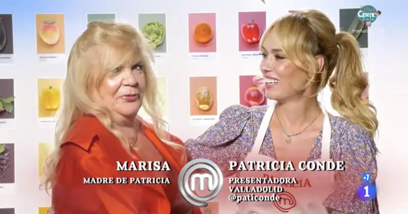 Patricia Conde y su madre en MasterChef