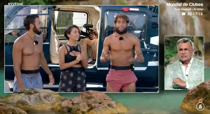Borja, Anita y Montoya en 'Supervivientes'
