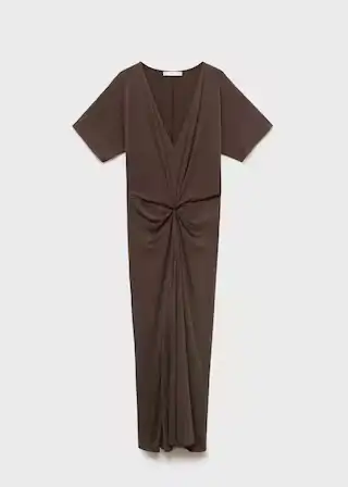 Vestido escote pico 