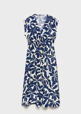 Vestido largo estampado