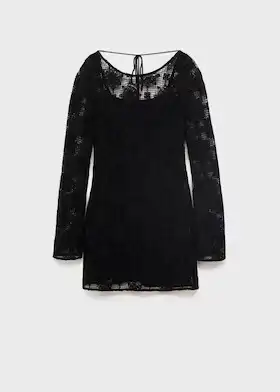 Vestido corto crochet
