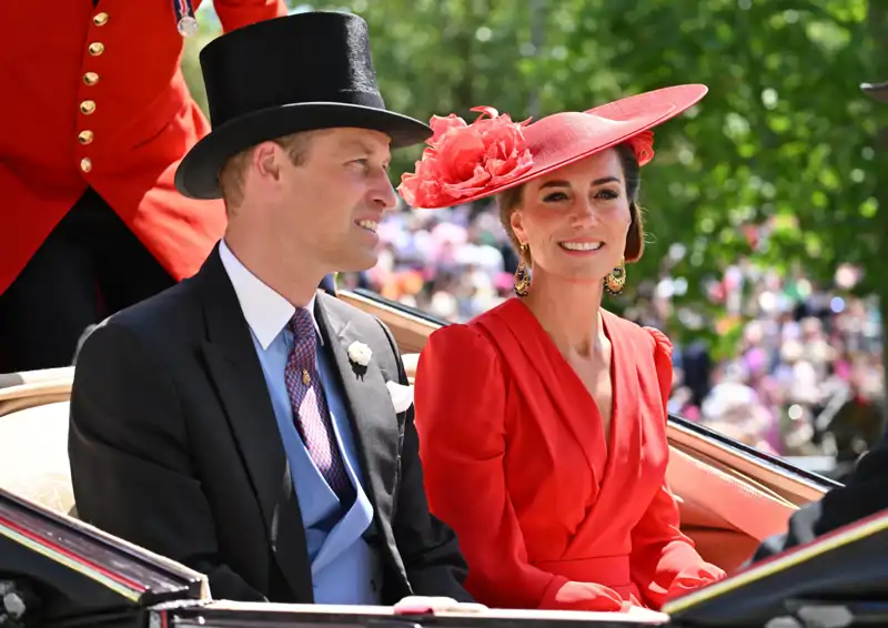 Kate Middleton y el Príncipe Guillermo acuden a Ascot
