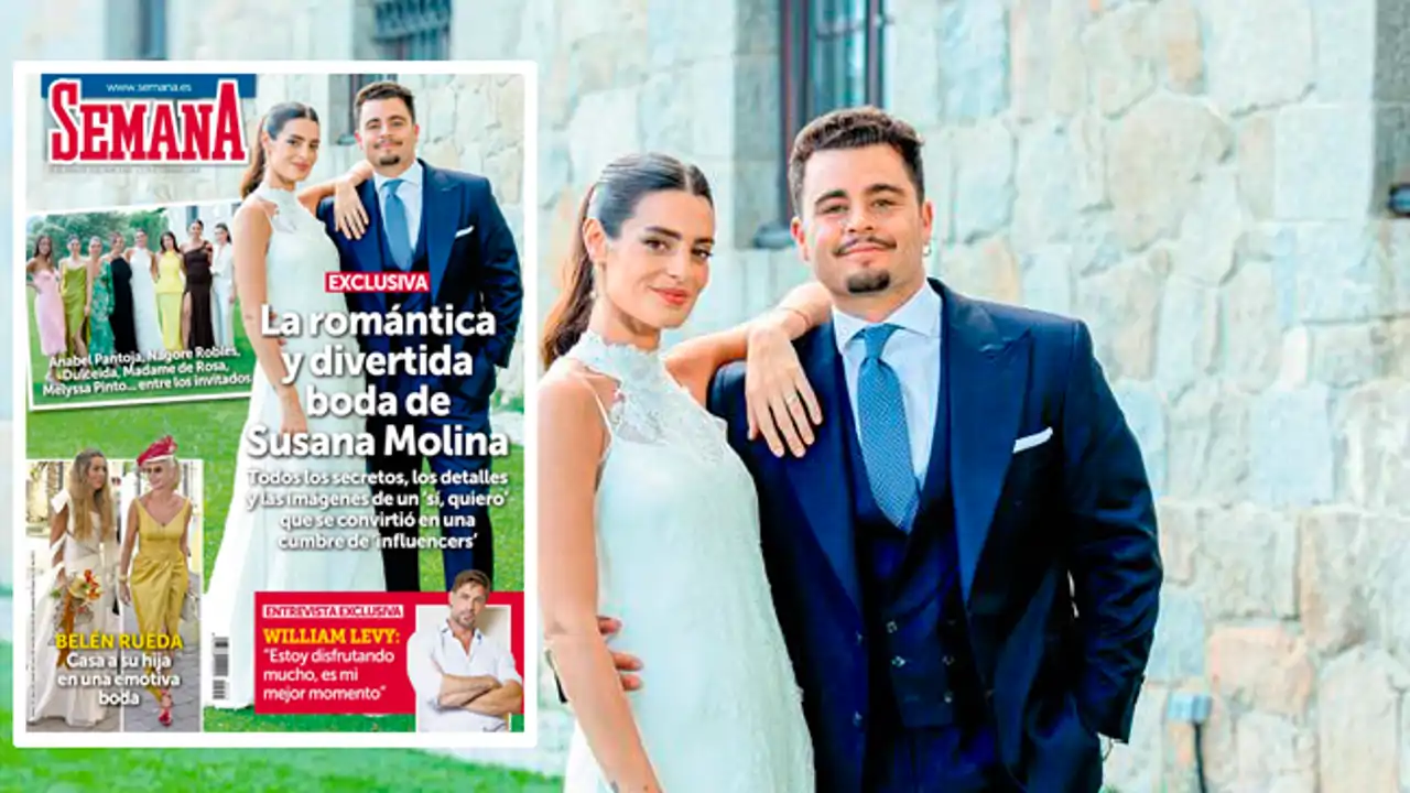 La boda de Susana Molina portada de SEMANA
