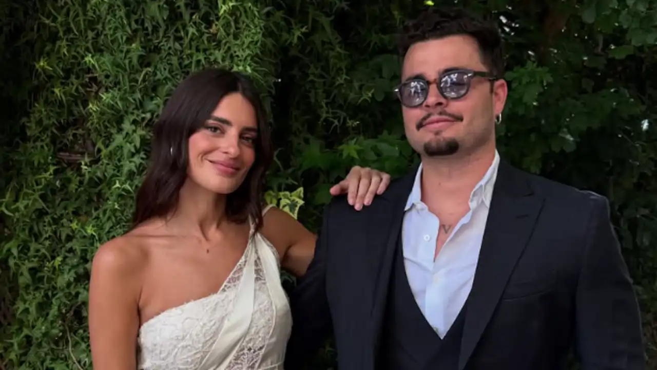 Susana Molina y Guille Valle en su boda civil