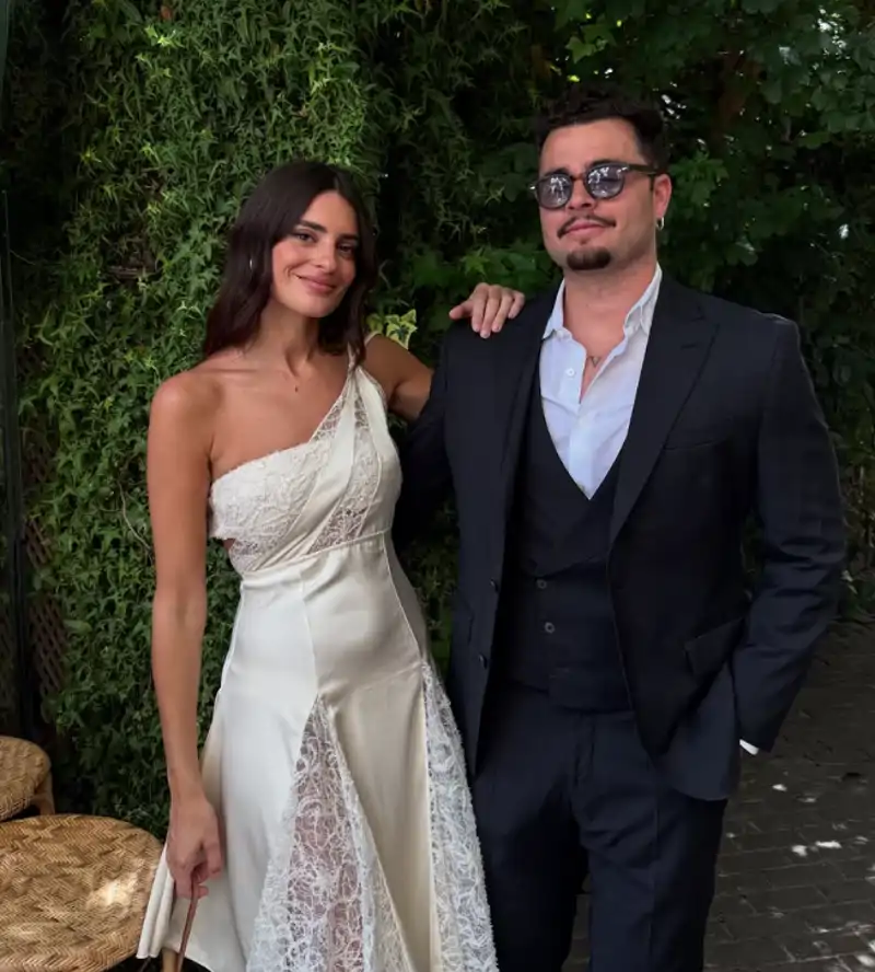 Susana Molina y Guille Valle en su boda civil