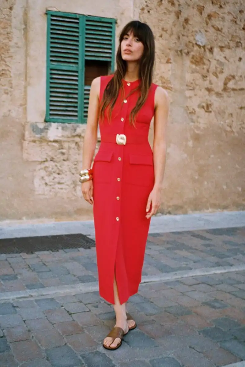 vestido midi