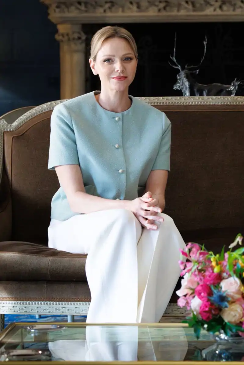 La princesa Charlène ejerce de primera dama del Principado