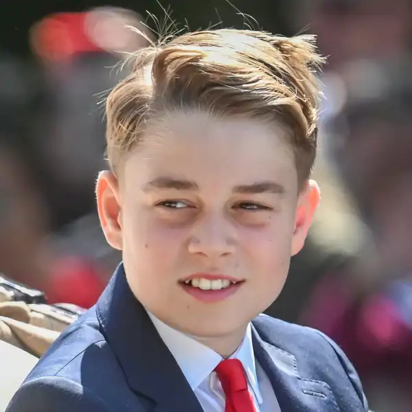 Los Príncipes George y Louis en Trooping the Colour