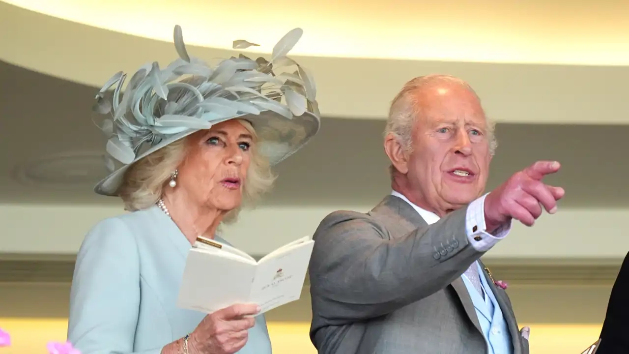Los Reyes Carlos y Camilla en Royal Ascot