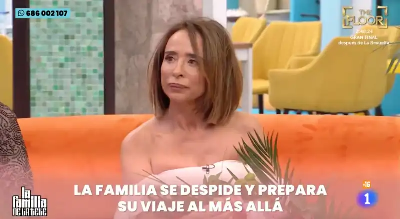 María Patiño en 'La familia de la tele'