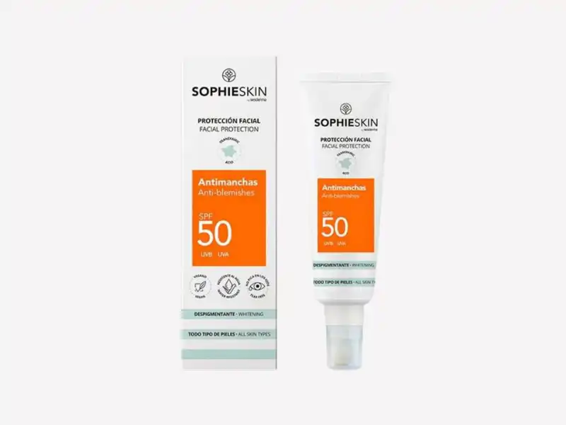 Protector Facial Antimanchas SPF 50 Sophieskin