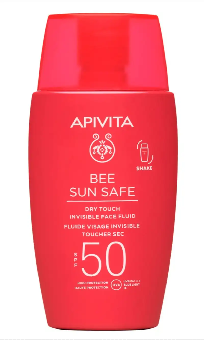 Protector solar Bee Sun Safe, de Apivita. 