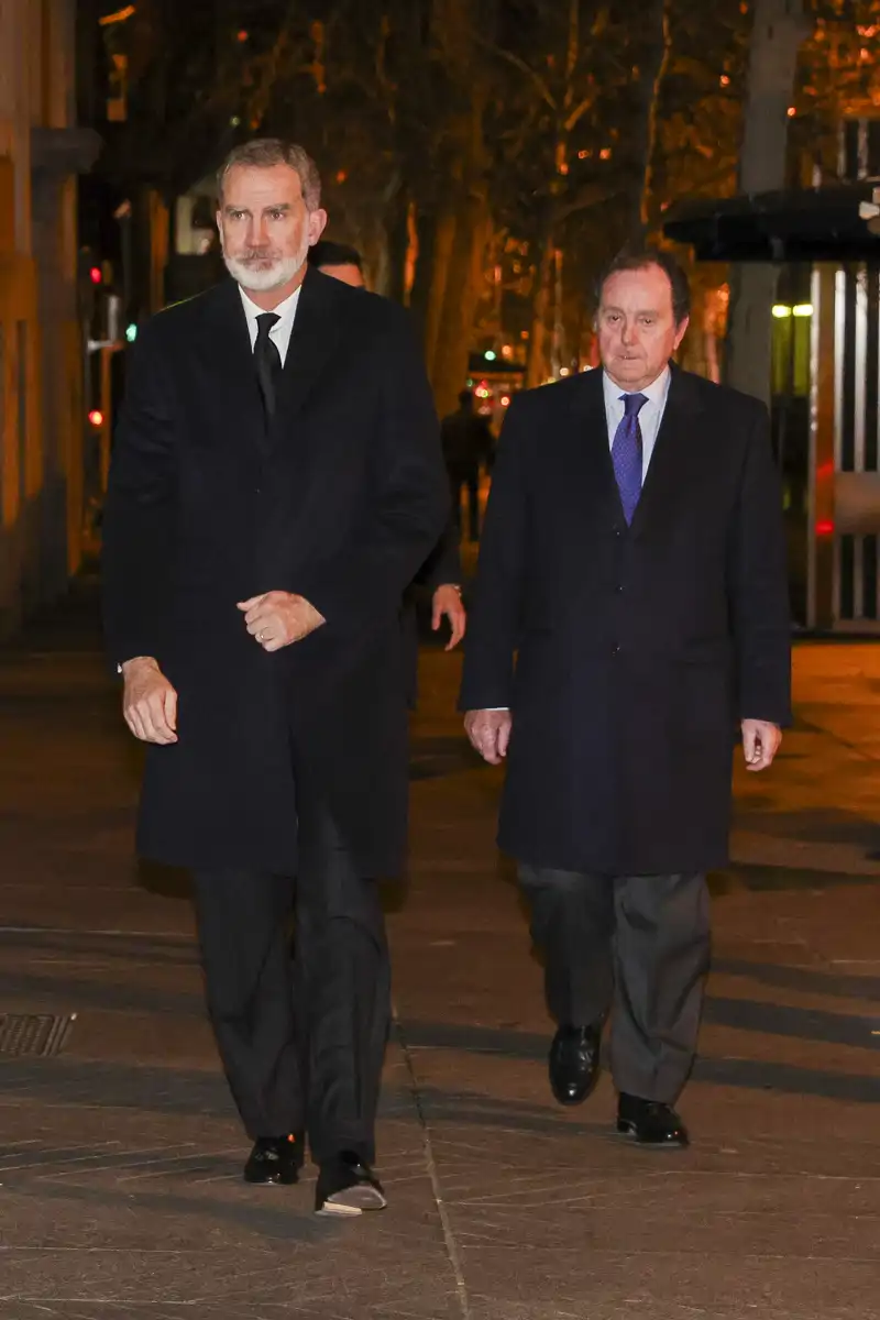 El Rey Felipe VI junto a Jaime Alfonsín