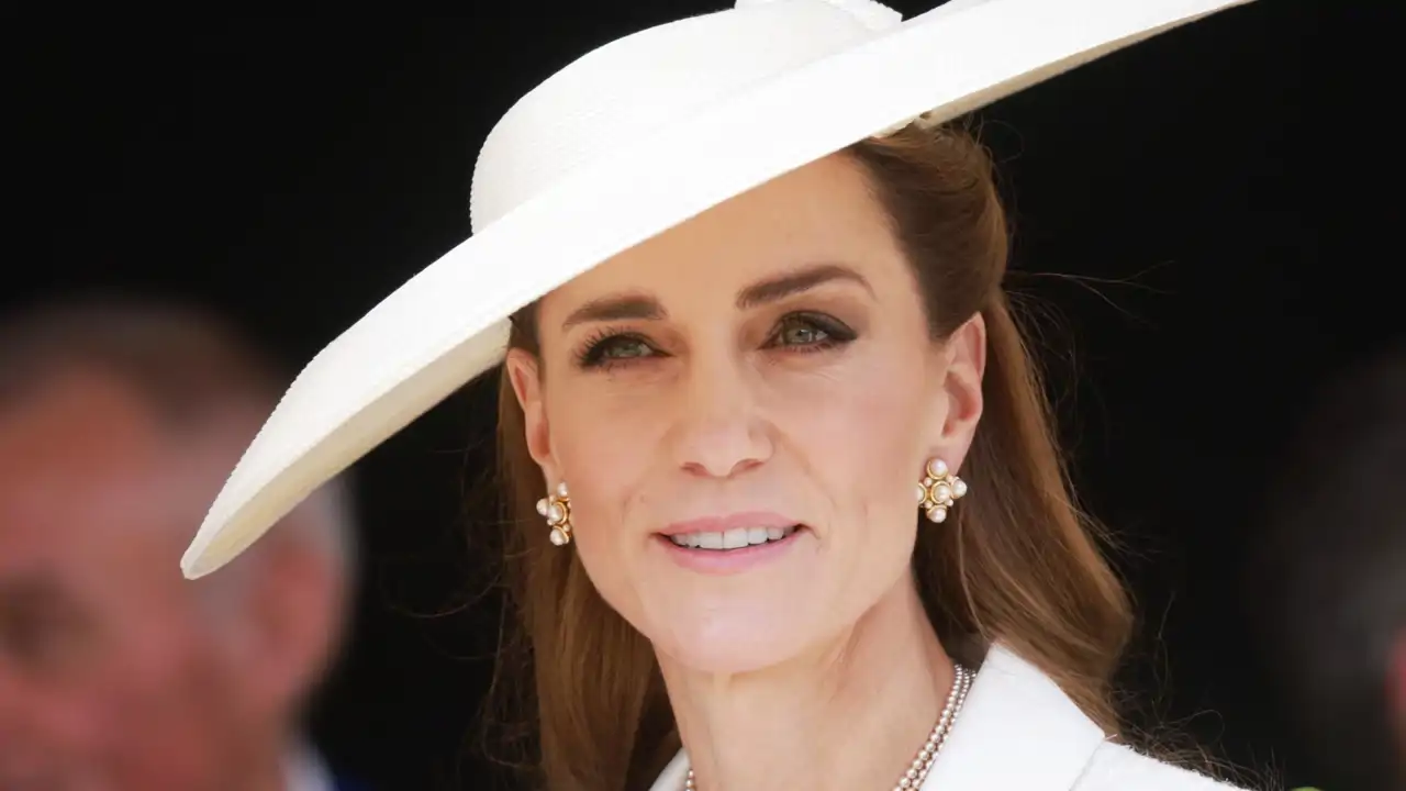 Kate Middleton durante uno de sus últimos compromisos de agenda