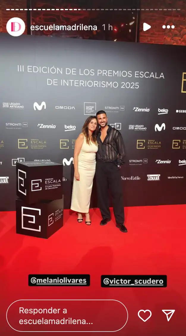 Melani Olivares en los Premios Escala