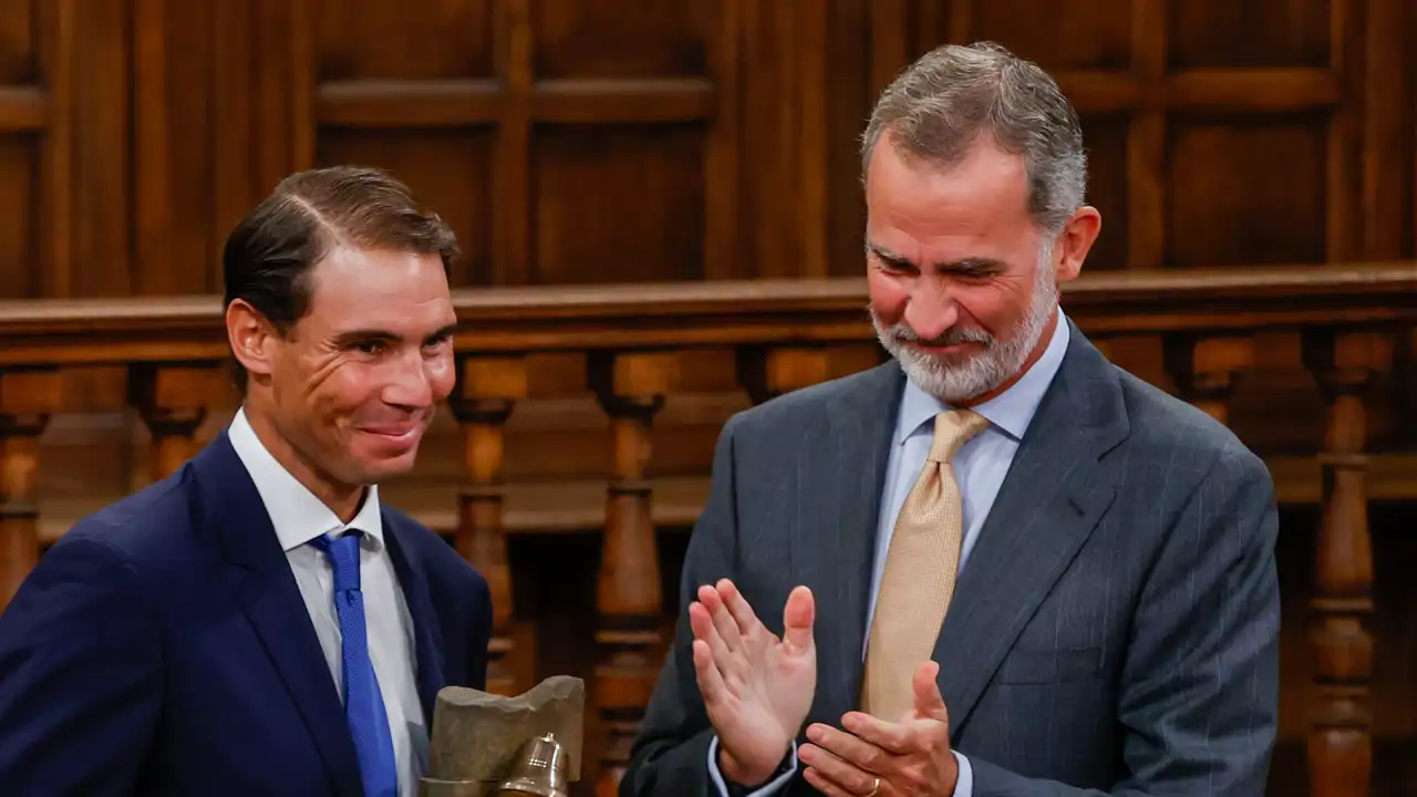 Rafa Nadal y el Rey Felipe