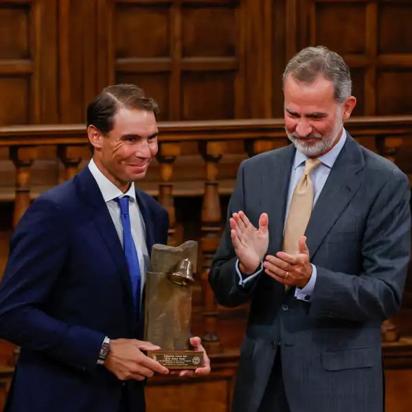 Rafa Nadal y el Rey Felipe