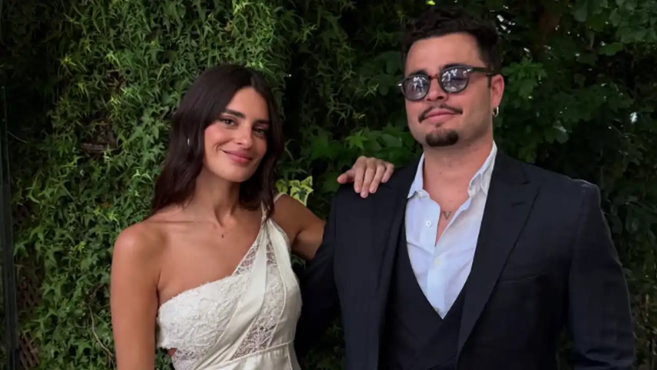 Susana Molina y Guille Valle en su boda civil