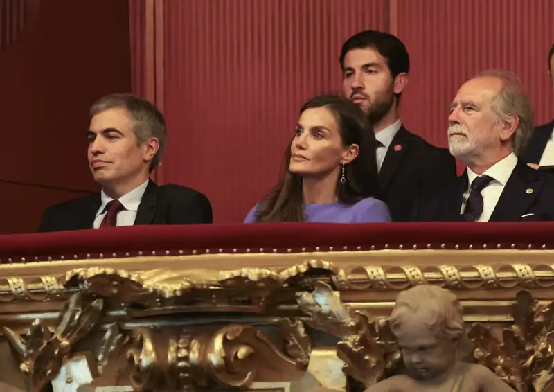 La Reina Letizia, en el Real Teatro Municipal de Brujas.