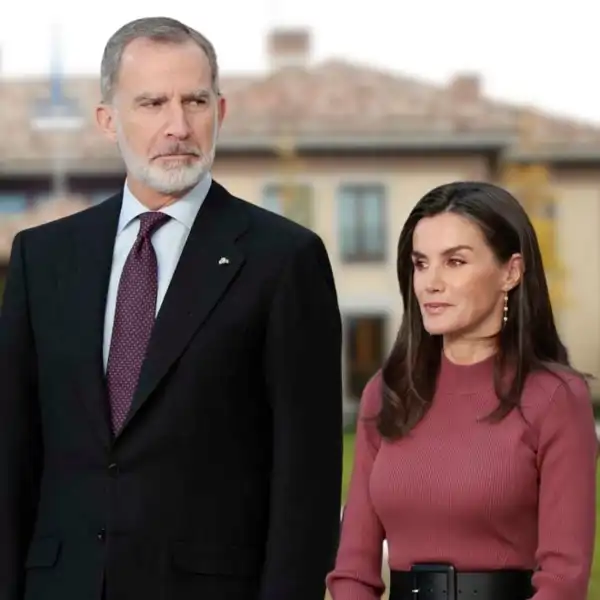 Letizia y Felipe en el Pabellón del Príncipe