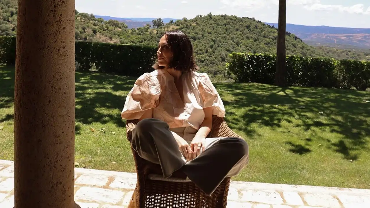 Tamara Falcón disfrutando del verano