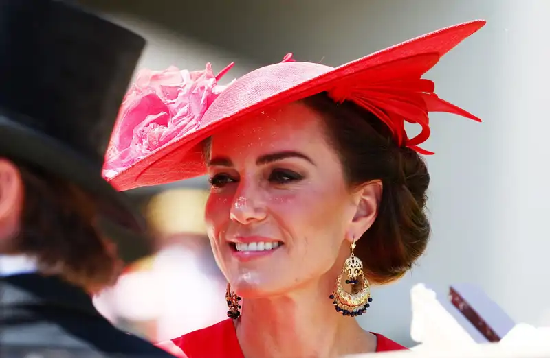 Kate Middleton, en Ascot otros años. 
