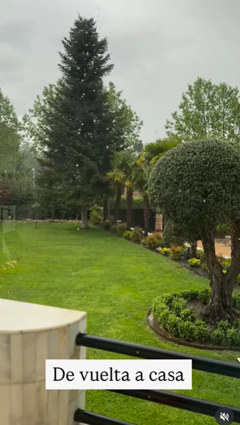 El jardín de la casa de David Summers