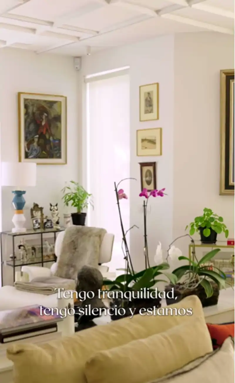 El salón de la casa de David Summers