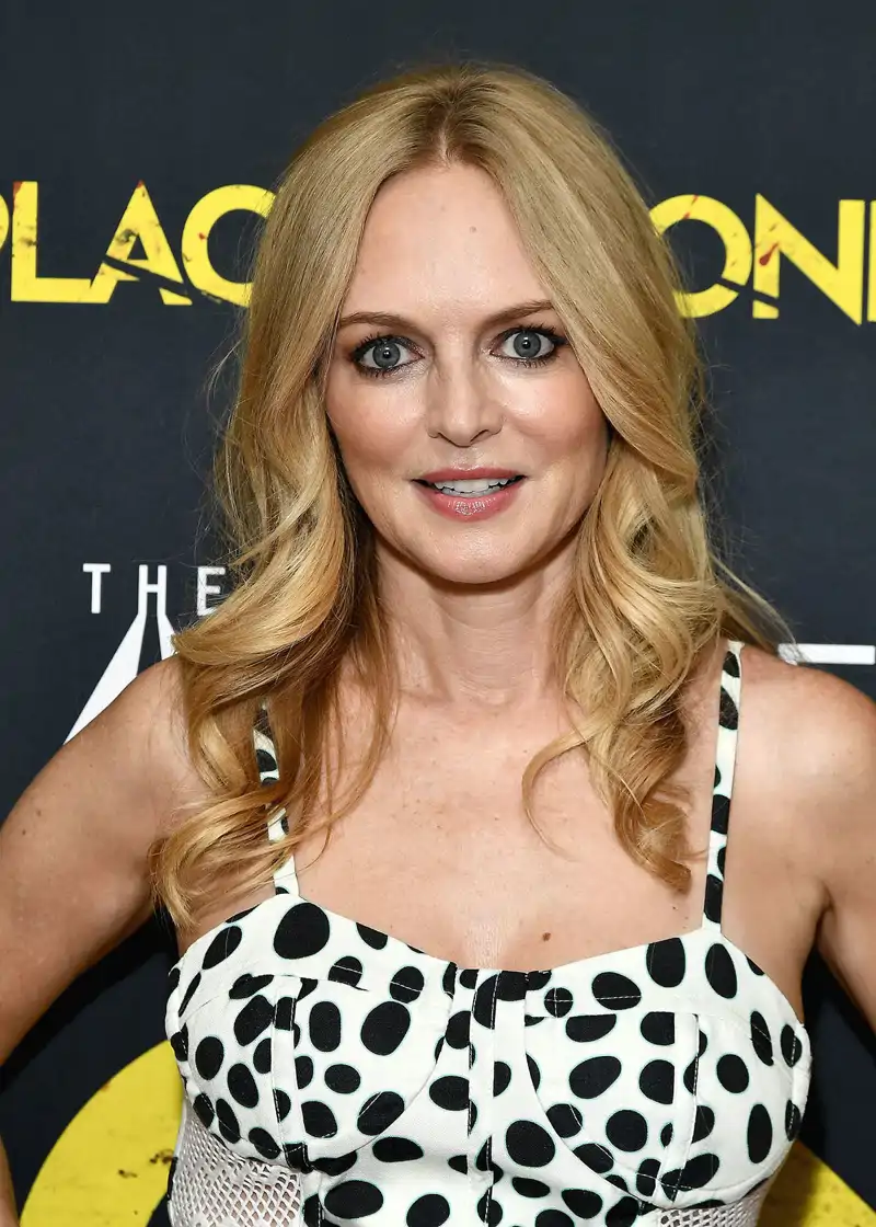 Heather Graham en un photocall