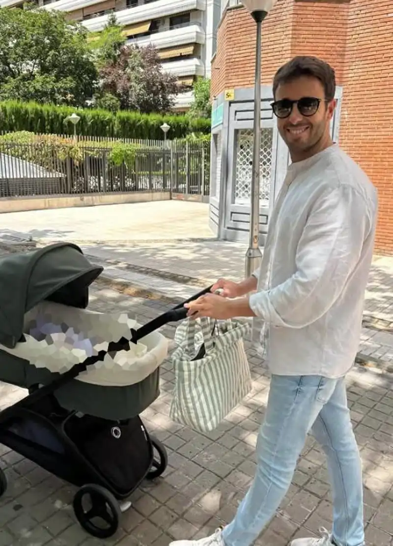 Matías Prats Jr. junto a su hijo 
