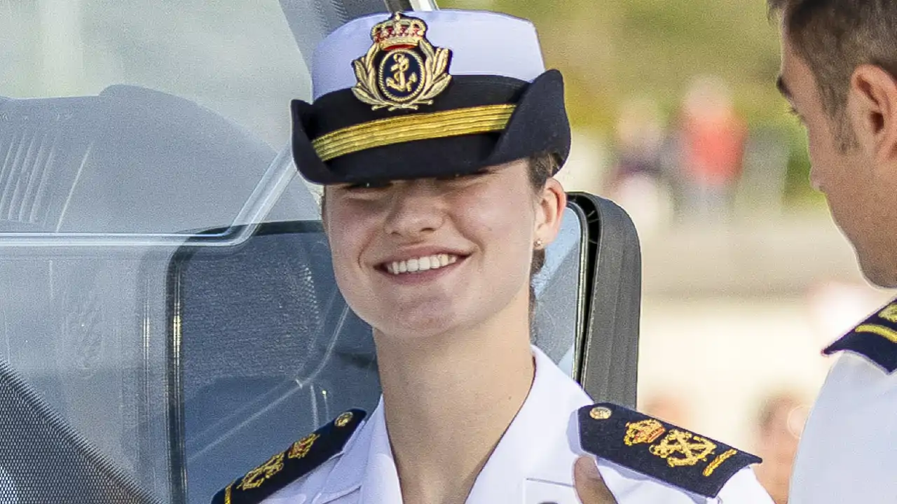 La primera y discreta salida de la Primera Leonor lejos de Canarias: sin prensa y en una ciudad que no había visitado nunca