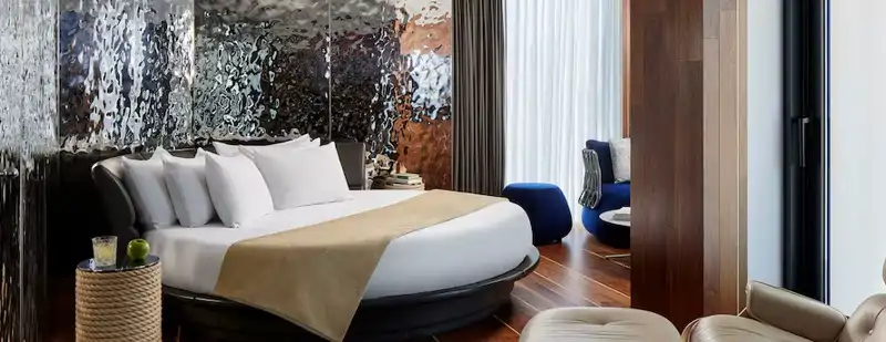 Una de las habitaciones del NH Collection Ibiza