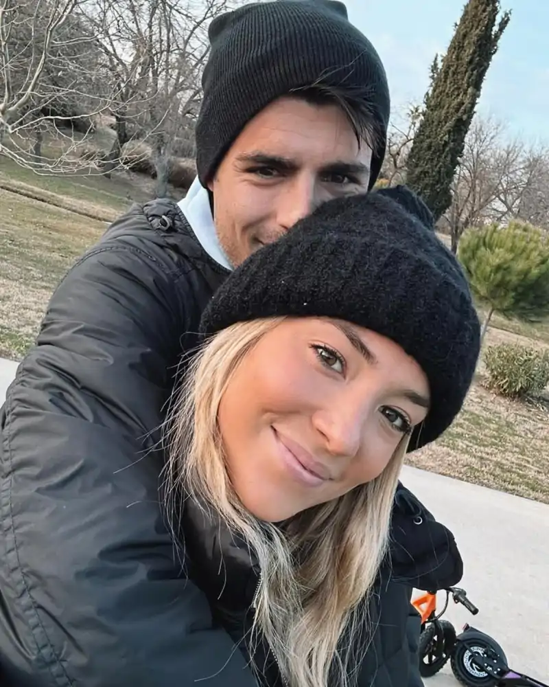 Alice Campello y Álvaro Morata
