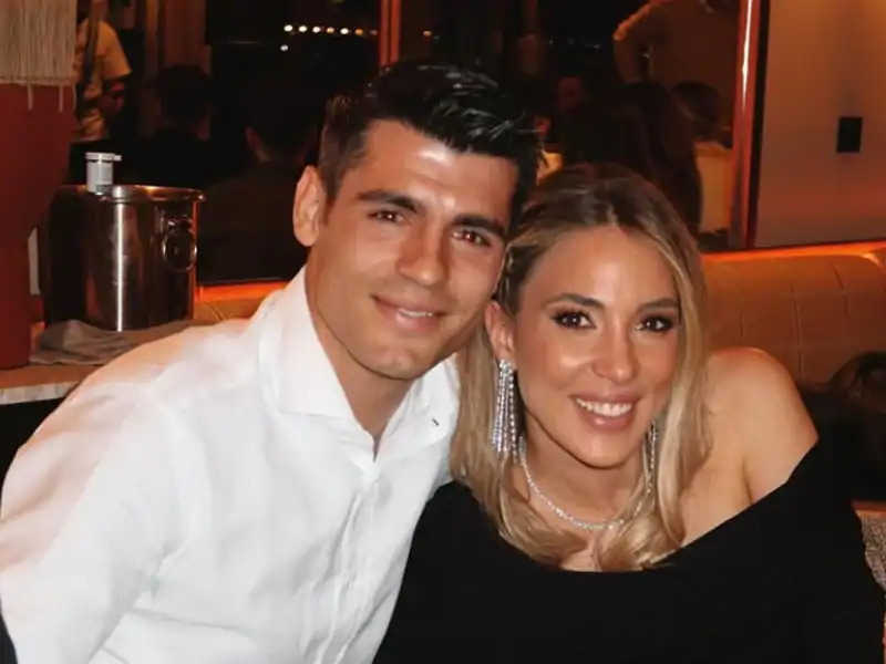 Álvaro Morata y Alice Campello, foto de redes