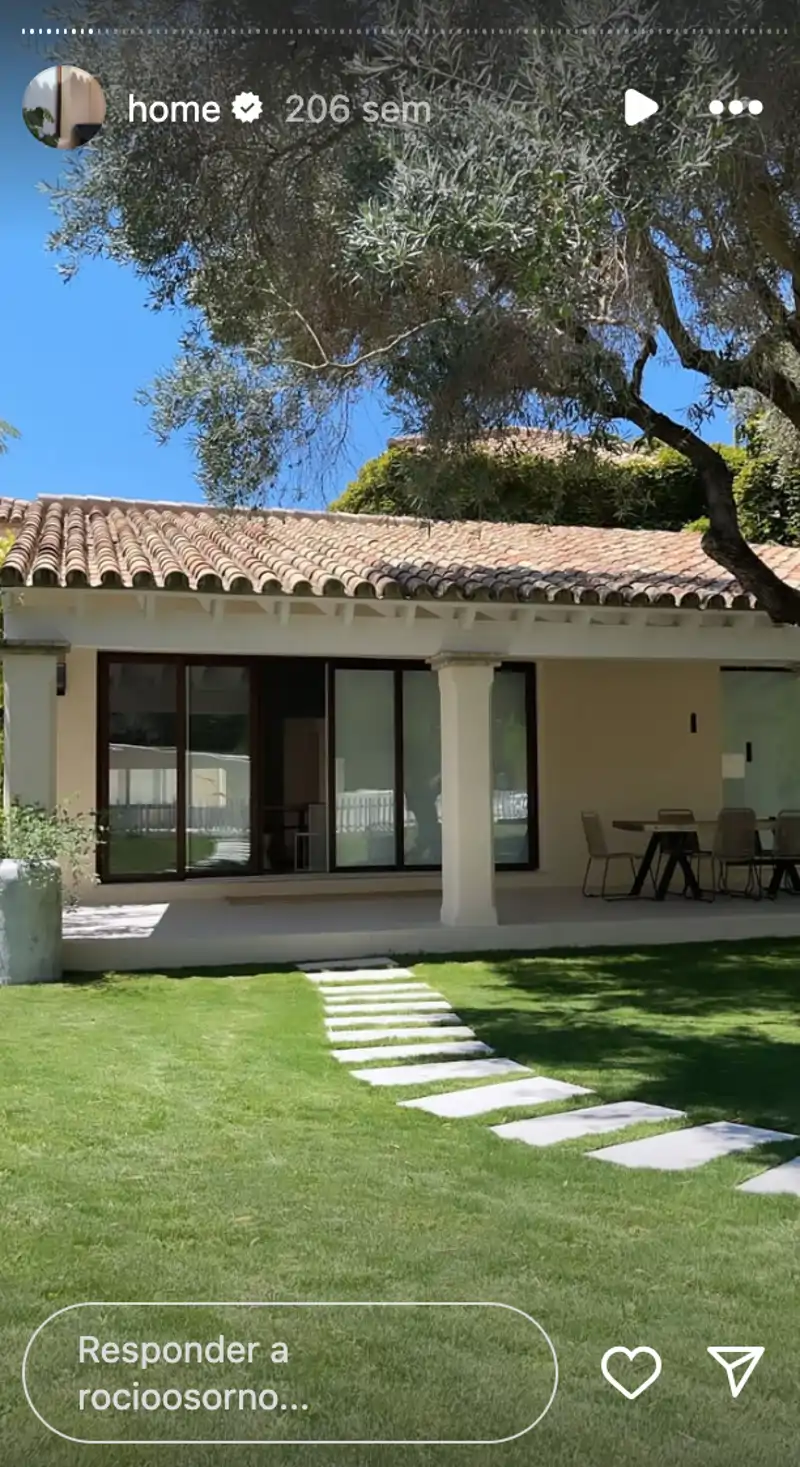 El porche de la casa de Rocío Osorno