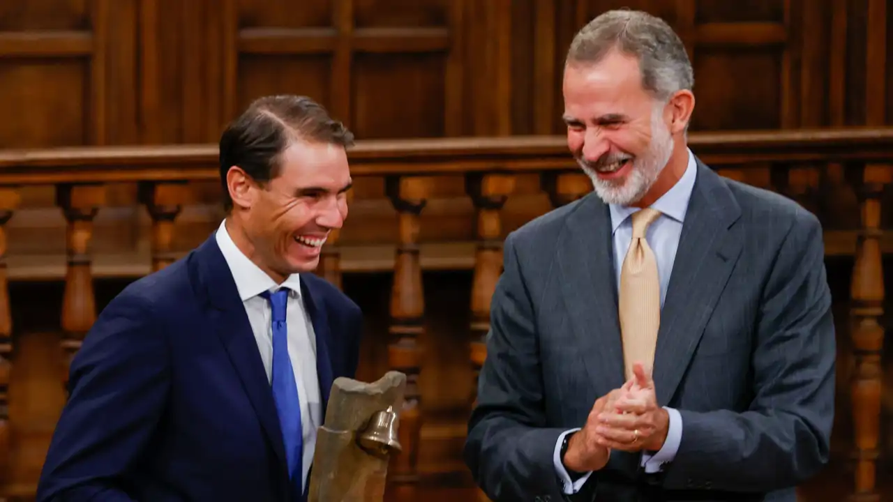 El Rey Felipe con Rafa Nadal