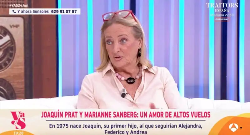 Marianne Sandberg en 'Y ahora Sonsoles'