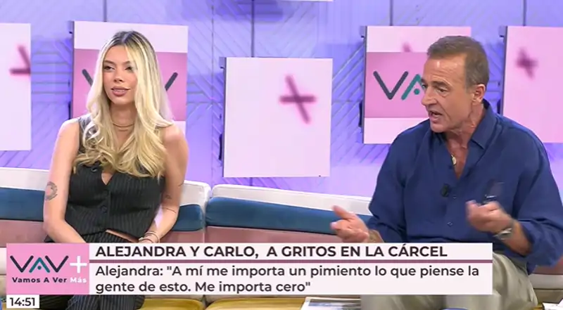 Alejandra Rubio y Alessandro Lequio, en 'Vamos a ver'