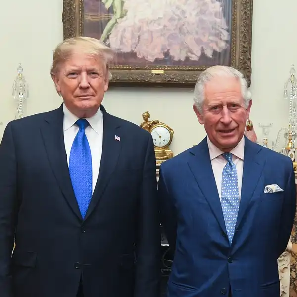 Donald Trump y Carlos III en 2019