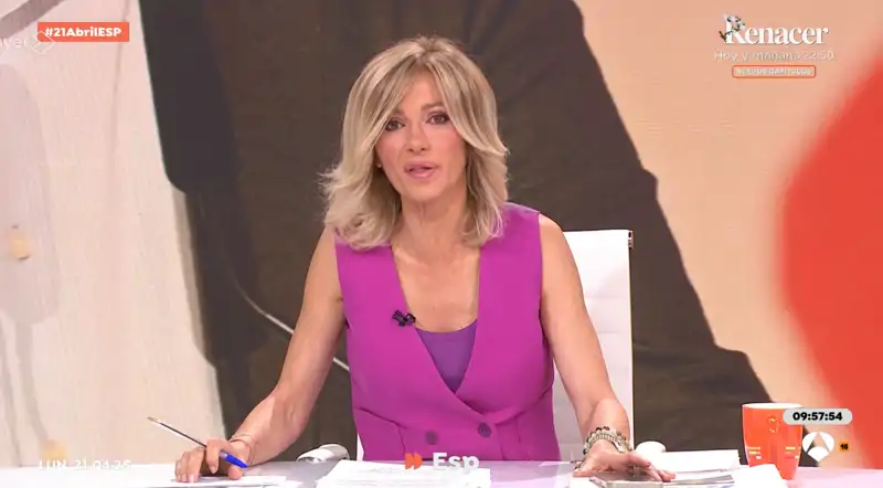 Susanna Griso en Espejo Público este lunes